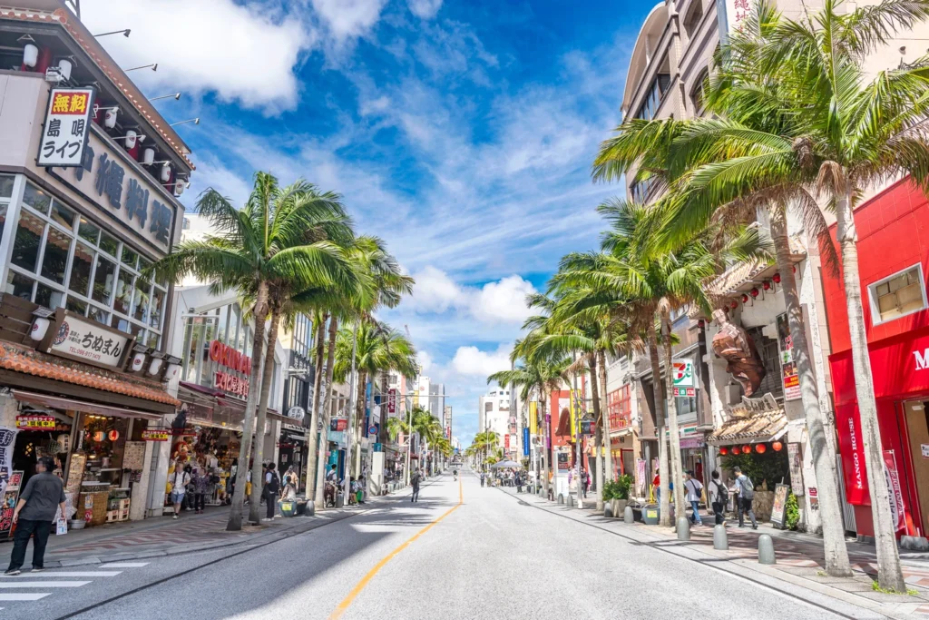 Car-free day on Kokusai Street on June 15, 2025, in Okinawa