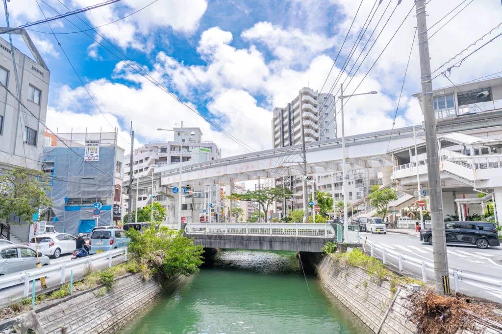View of Miebashi on June 15, 2025, in Okinawa