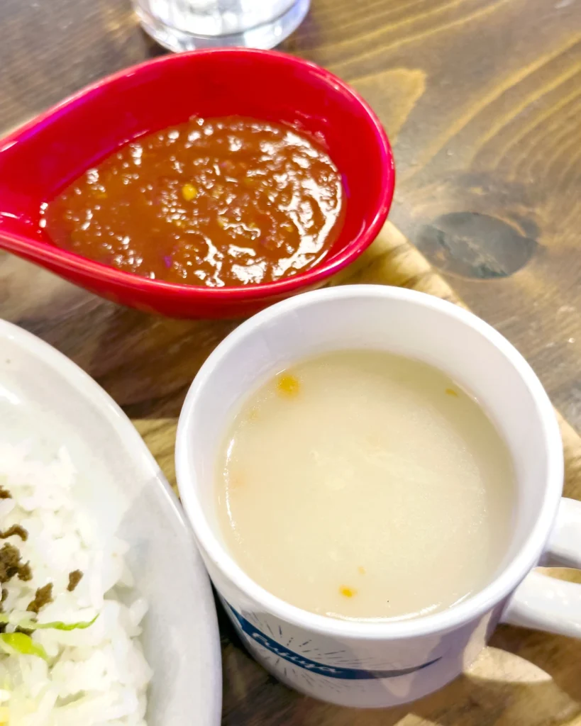 오키나와 맛집 후지야 스프와 소스