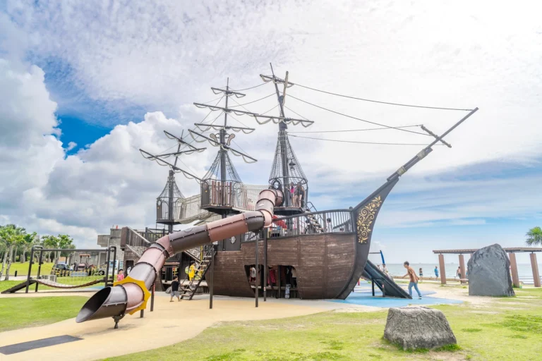 Araha Beach Sailboat-shaped Playground