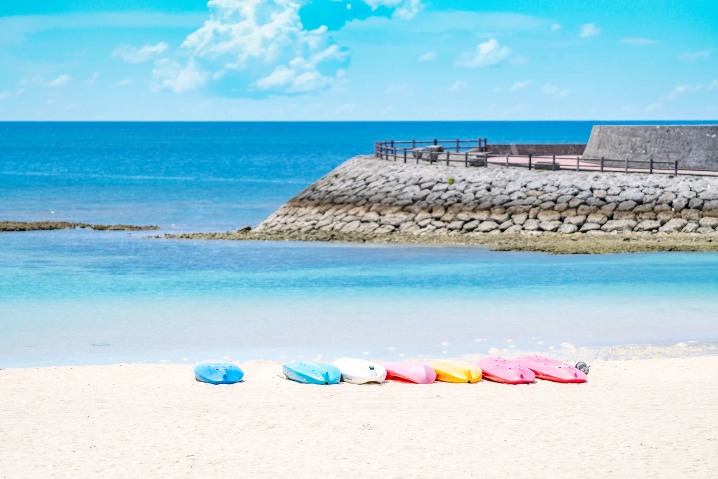 The view of Okinawa Tropical Beach
