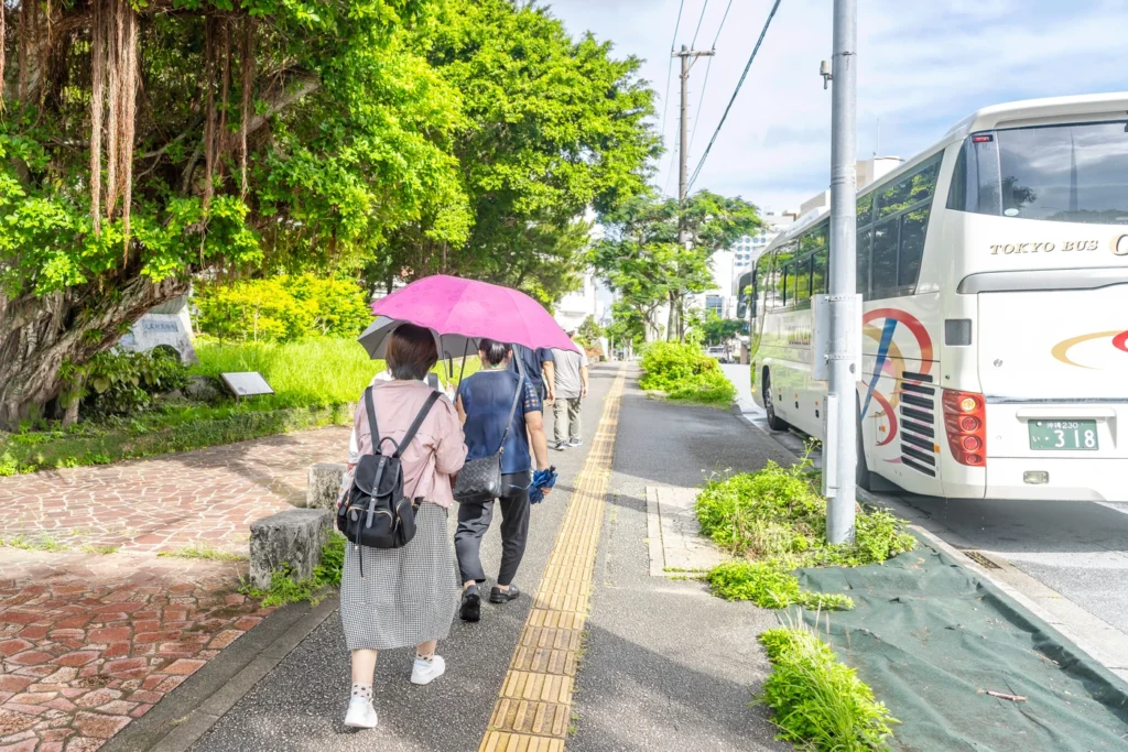 7월 21일 오키나와 날씨 단체 관광온 중국인