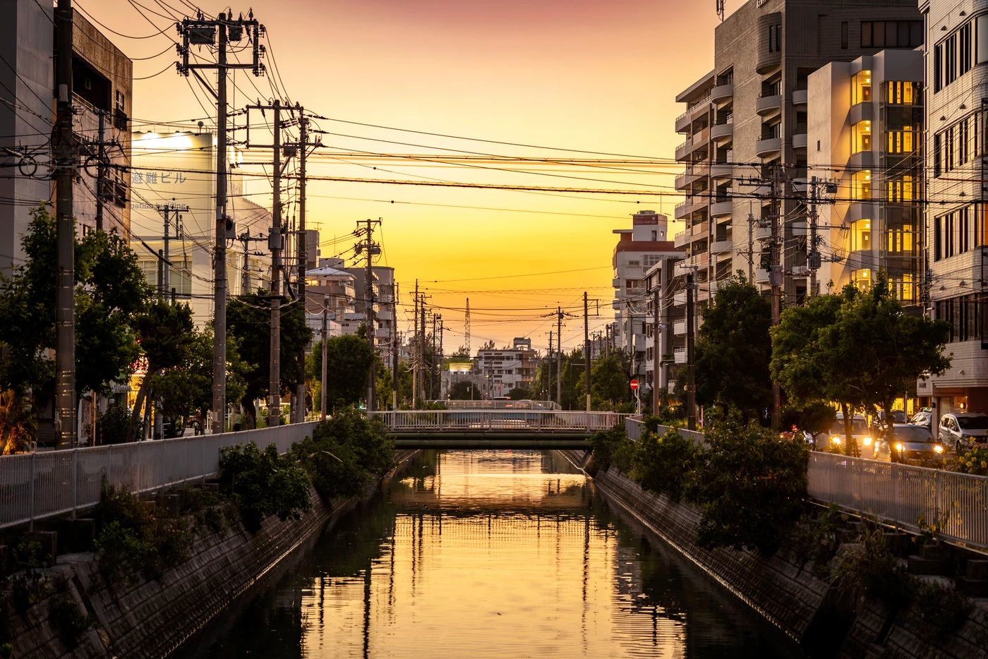 Sunset at the Miebashi Riverbank on August 4th