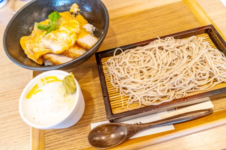 Okinawa Gourmet Spot: Namasoba Nakamura Tonkatsu Rice Bowl and Zaru Soba