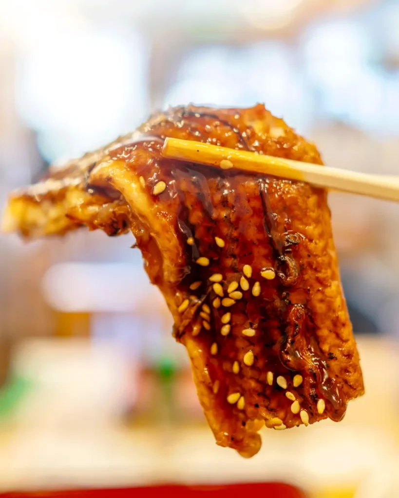 오키나와 맛집 나마소바 나카무라 장어의 디테일한 사진