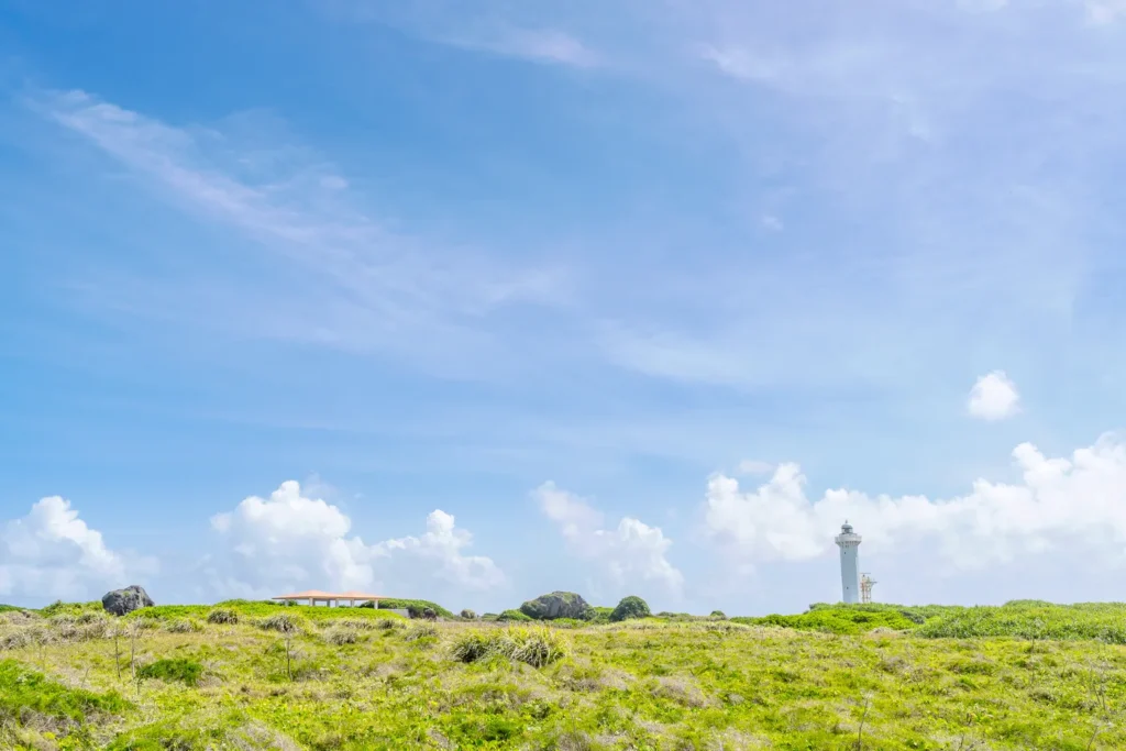 The clear scenery of Miyakojima