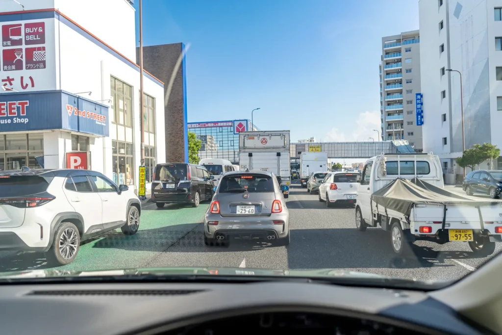 塞車的58號公路