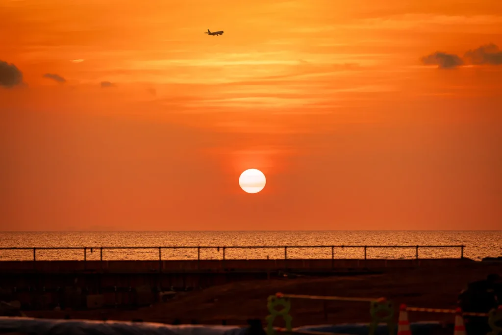 Okinawa Weather Sunset on 10th October 2025