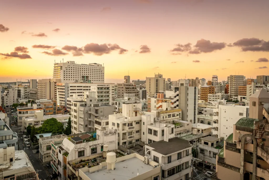 泊港一帶的夕陽時分