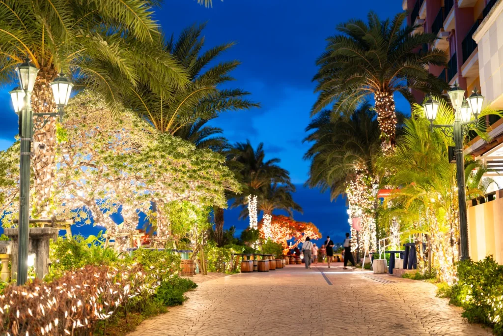 Night View of Depot Island