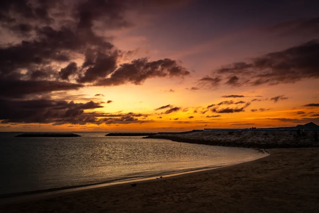 Sunset Beach at Dusk