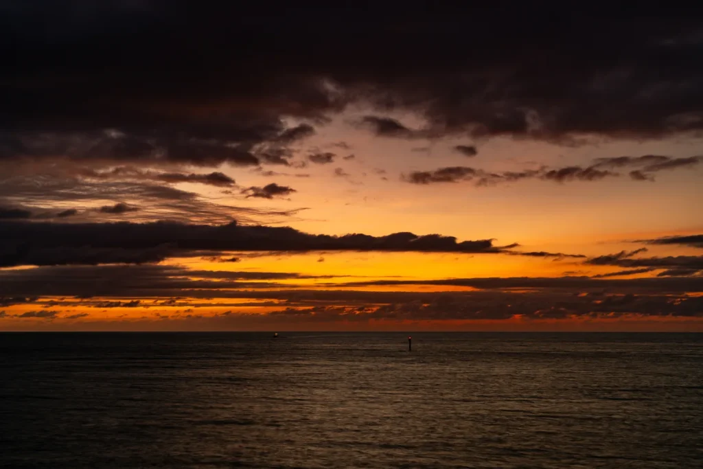 Sunset viewed from Depot Island