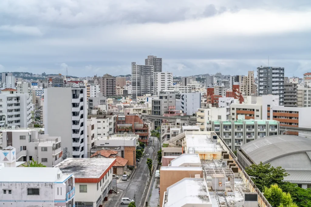 A cloudy morning in Naha, Okinawa