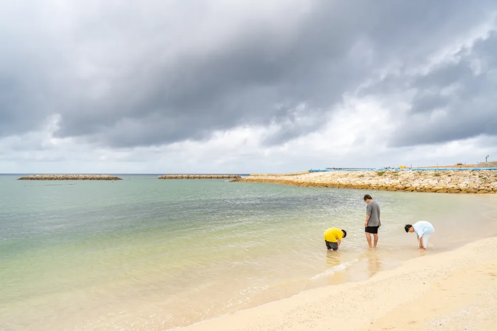 Family at Sunset Beach