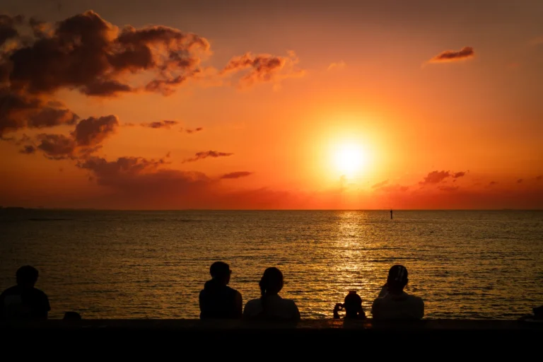 Okinawa Weather 15th November 2025 Sunset at American Village
