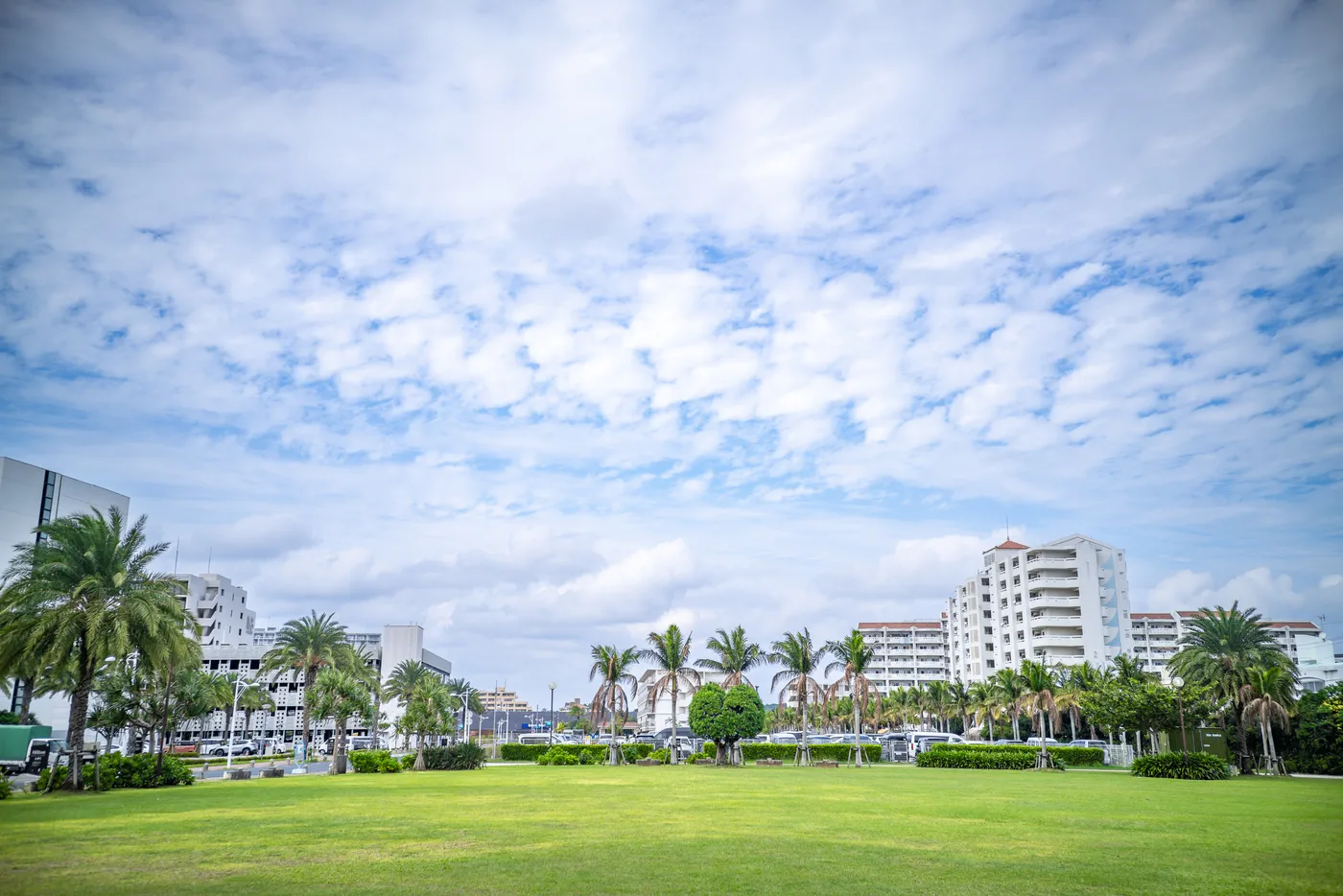 Okinawa Weather on 21st November 2025: A brief moment when the blue sky was visible.