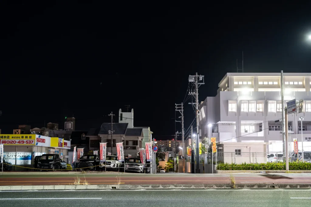 Urasoe Area at Night