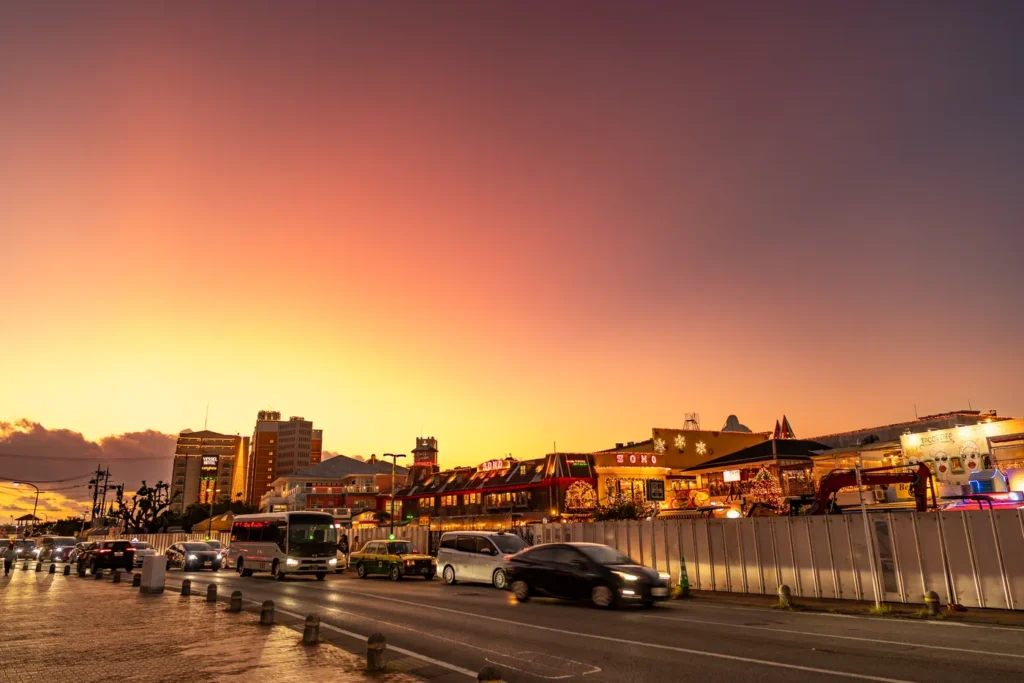 The Sky of Depot Island during Magic Hour