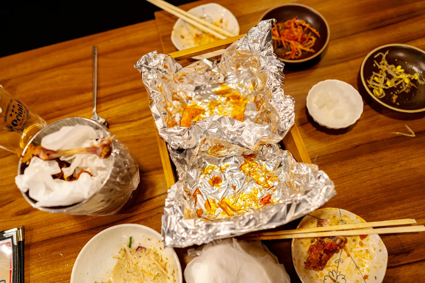 다 먹은 후의 모습